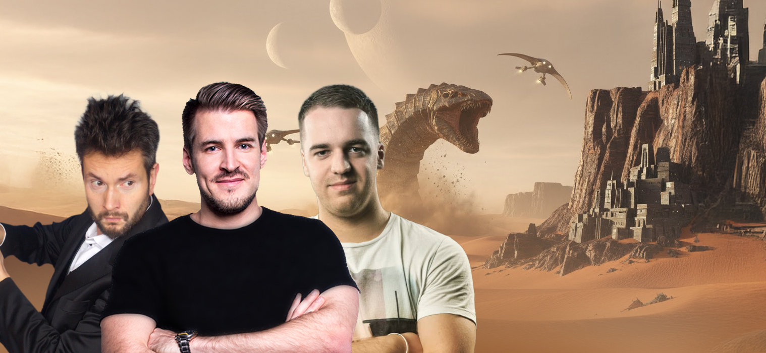Header do artykułu o współpracy z Dune: Awakening