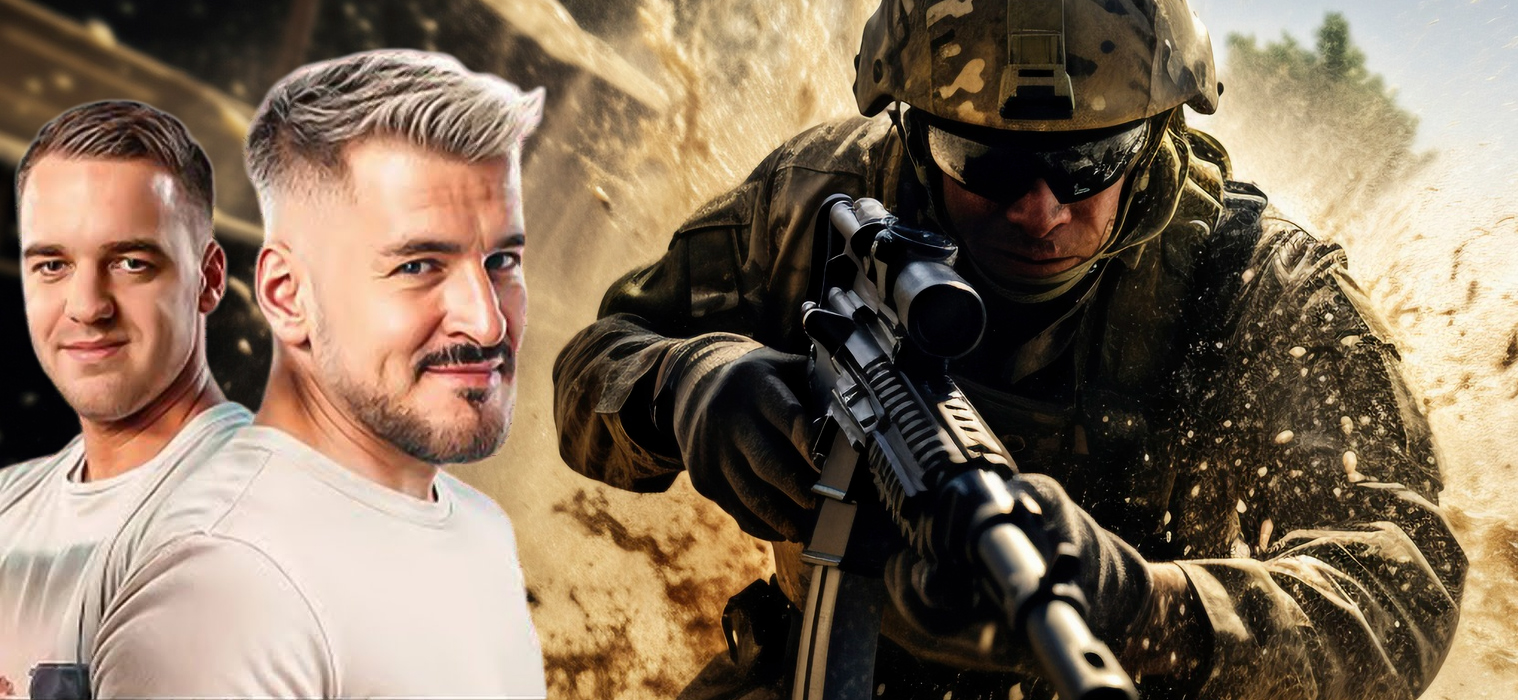 Header do artykułu o współpracy Izaka i Leha z Breakout Areną