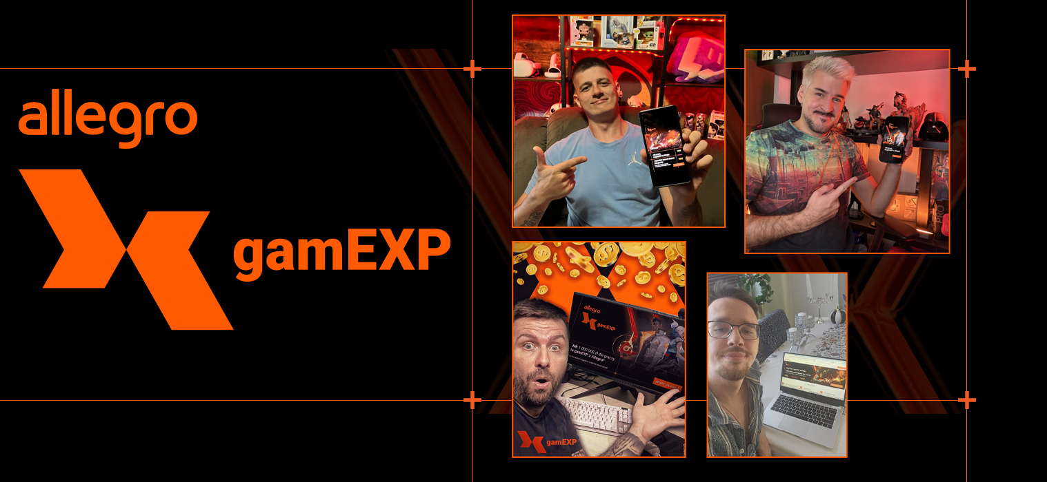 Header do artykułu o współpracy z Allegro gamEXP